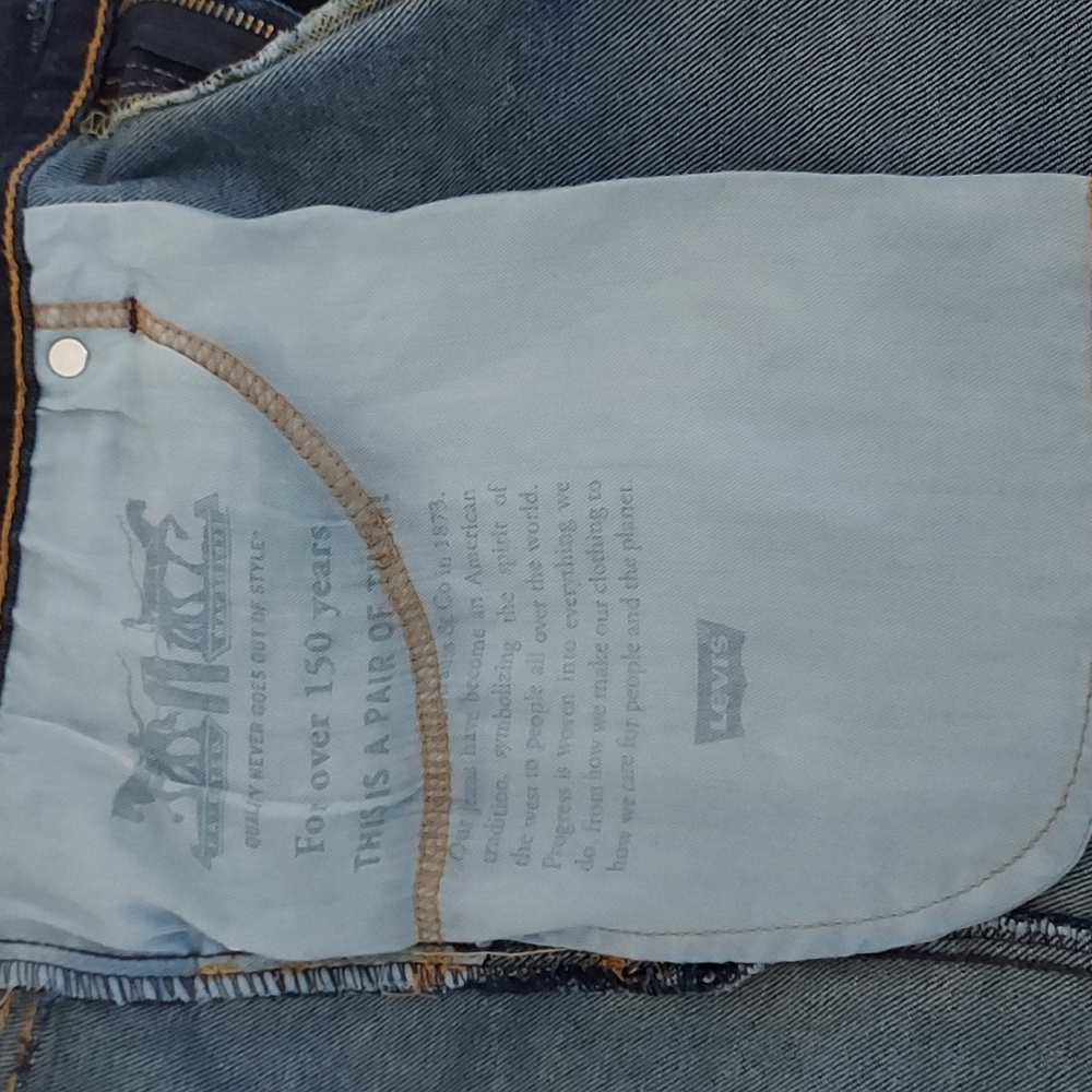 NWOT Levi's Mens 511 Red Tab Indigo Straight Denim Stretch Jeans Size 38W X 32L - Picture 11 of 17